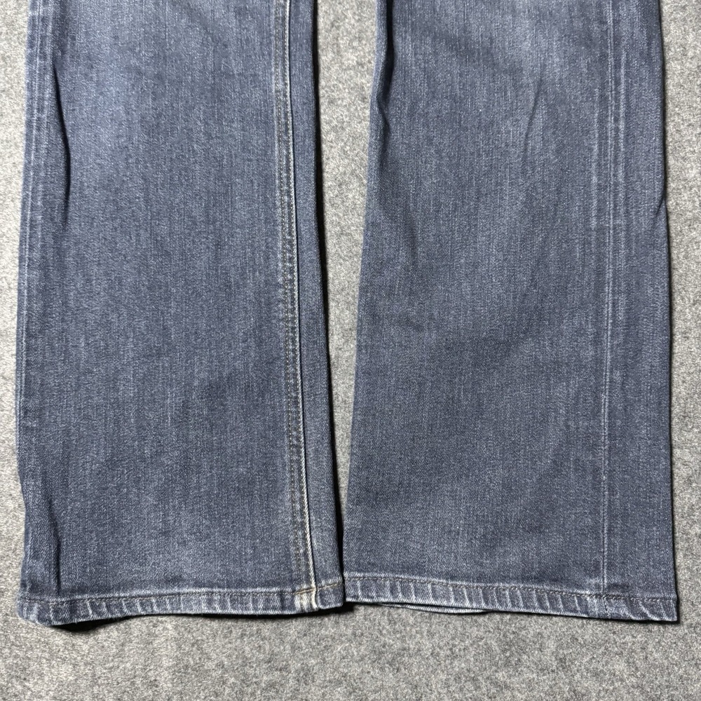 Men's Dark Blue Straight-Leg Jeans - Picture 2 of 11